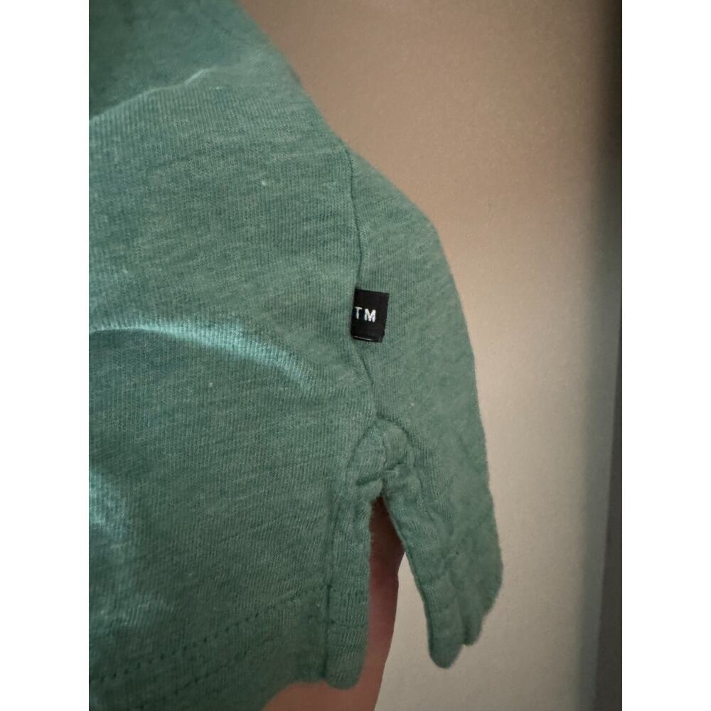 Travis Matthew Mens Golf Polo Teal Green Size XL 100% Pima Cotton Lightweight - Picture 5 of 8